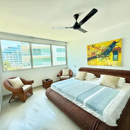Con Acceso Directo A La Playa En Morros 3 Apartamento Cartagena